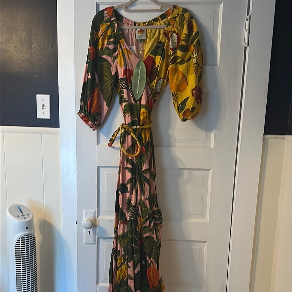 FARM Rio Wrap Maxi Dress
